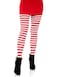 Leg Avenue Women Nylon Striped Tights Hosiery White 1X2X US