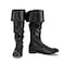 DUNHAO COS Medieval Male and Female Renaissance Pull On Mid Calf Gothic Boots Flat Jazz Boots Renaissance Boot US 9510CH 43
