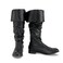 DUNHAO COS Medieval Male and Female Renaissance Pull On Mid Calf Gothic Boots Flat Jazz Boots Renaissance Boot US 105CH 44
