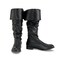 DUNHAO COS Medieval Male and Female Renaissance Pull On Mid Calf Gothic Boots Flat Jazz Boots Renaissance Boot US 105CH 44