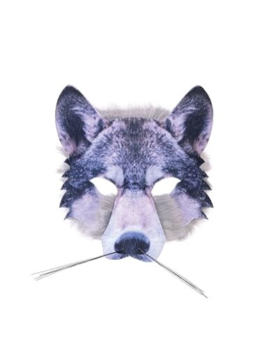 Rubies Wolf Mask for Adults Unisex No Size
