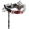 Coddsmz Masquerade Mask with Stick Venetian Mask Mardi Gras Decorations for Womens Halloween Costume Mask