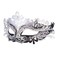 Hoshin Masquerade Mask Mardi Gras Deecorations Venetian Masks for Womens Silver Black