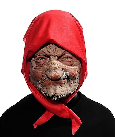 Vmonke Realistic Granny Masks Lifelike Elderly Face Masks for Costumes Pranks and Parties