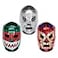 THREE MASK ProFit Luchador Wresting Masks Adult 3Pack Authentic Mexican Lucha Libre Masks With Adjustable Rear Laces