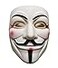 ZLLJH V for Vendetta Mask for Anonymous Cosplay Mask Hacker Halloween Party Costume