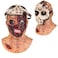 CAFELE Double Zombie Mask Scary Hockey Masks for Adults Halloween Cosplay Costume Props Double Layer