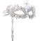 Coddsmz Masquerade Mask with Holding Stick Venetian Halloween Costume Mask Mardi Gras Mask for Womens Party