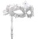 Coddsmz Masquerade Mask with Holding Stick Venetian Halloween Costume Mask Mardi Gras Mask for Womens Party
