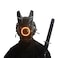 JAUPTO Techwear Punk Helmet LED Light Cool Samurai Mask Halloween Cosplay Anime Mask Yellow