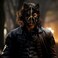 Joukavor Wolf Skull Mask Japanese Werewolf Skeleton Mask Black