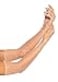 Leg Avenue womens Rhinestone Fishnet Long Gloves Costume Accessories Nude One Size US
