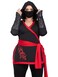 Leg Avenue Costume BlackRed 1X2X