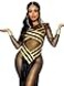 Leg Avenue Womens Costume GoldBlack Large