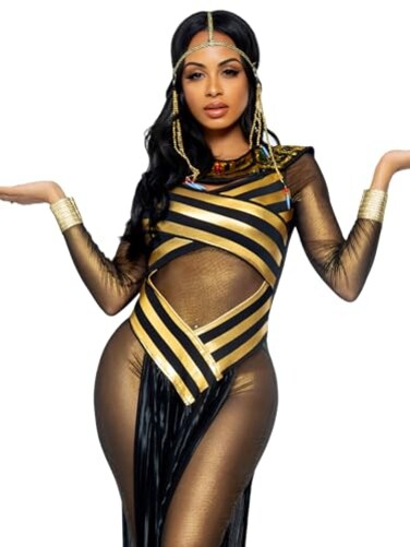 Leg Avenue Womens Costume GoldBlack Large
