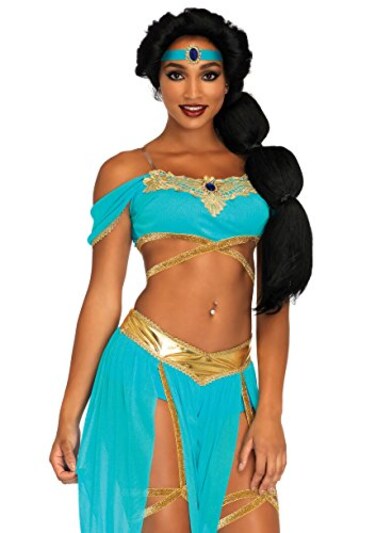 Leg Avenue Oasis Princess Costume Small Blue 4Piece