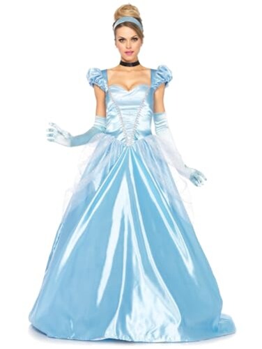 Leg Avenue Womens Classic Cinderella Princess Costume SMALL Blue