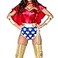 Forplay Womens Super Woman Costume Set Red MediumLarge