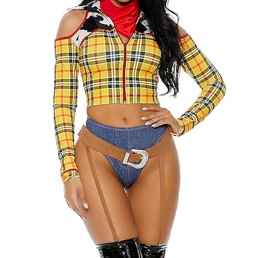 Forplay Playtime Sheriff Cowboy 4Piece Womens Movie Character Costume