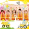 Bokon 12 Pcs Kids Construction Vests Construction Party Supplies Toddler Worker Costume Ages for 38Orange