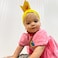 Disguise Infant Princess Peach Costume Official Super Mario Bros Outfit for Babies Size 1218 months