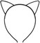 Bonnie Z. Leonardo Bonnie Z Leonardo Simple Comfortable Plastic Cat Ears Headband