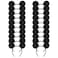 Swinnet 20 Pack Mouse Ears Solid Black ears Headband for Birthday Party Supplies and Mouse Themed costume Cosplay Decoration
