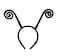 Yilistore Butterfly Antenna Headband Ladybug Antenna Headband Costume Hair Band for Halloween Parties Black B