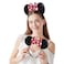 Twineek 2 Pcs Red Mouse Ears Sequin HeadbandsShiny Bows Headbands A Perfect Addition to Your Trip Essentials Accessories for Women Grils Princess Decoration Costume Cosplay