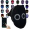 Depointer Life Led Mask with Rechargeable Bluetoothcompatible App Controlled Customizable led mask Lighted Face Transforming Mask unisexAdult