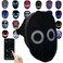 Depointer Life Led Mask with Rechargeable Bluetoothcompatible App Controlled Customizable led mask Lighted Face Transforming Mask unisexAdult