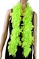 Flydreamfeathers 25 Gram 4 Feet Long Chandelle Feather Boa Great for Party Wedding Halloween Costume Christmas Tree Decoration Chartreuse