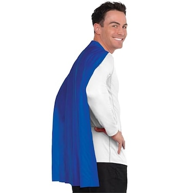 Amscan Stunning Blue Cape for Adults OneSizeFitsAll 1 Pc Dazzling Versatile Outerwear Perfect for any Costume or Cosplay Event