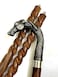 ANTIQUE HANDICRAFT HUB Brass Horse Style Head Handle Vintage Wooden Walking Stick Victorian Handmade Cane Best Gift