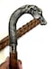 ANTIQUE HANDICRAFT HUB Brass Horse Style Head Handle Vintage Wooden Walking Stick Victorian Handmade Cane Best Gift