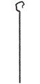 Servllcell Shepherd Wizard Staff PropPlastic Shepherd Staff Stick Cane for Costume AccessoryHalloween Decoration 59