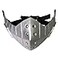 JCvCX Silver Halfe Face Soft PVC Mask Masque Size Adjustable for Adult
