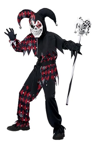 California Costumes Childs Sinister Jester Costume Medium 810
