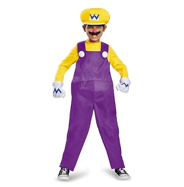 Disguise Wario Deluxe Super Mario Bros Nintendo Costume Large1012