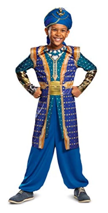 Disguise Disney Genie Aladdin Boys Costume Blue Small 46