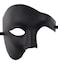 KEFAN Mens Mask Masquerade Mask Phantom of The Opera Half Face Mask Black