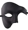 KEFAN Mens Mask Masquerade Mask Phantom of The Opera Half Face Mask Black