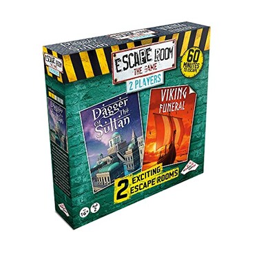 Identity Games Escape Room The Game New 2 Player Edition with 2 New Exciting Games Solve The Mystery Board Game for Adults and Teens