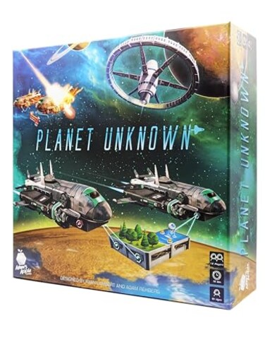 Adam's Apple Games Planet Unknown by Adams Apple Games Strategy Board Game for 1 to 6 Players Ages 10 Competitive Polyomino TilePlacement Strategy