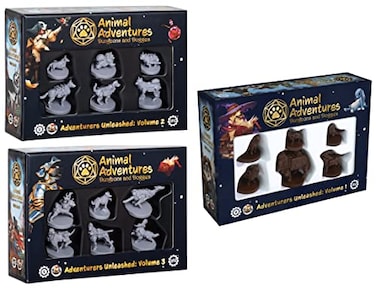 Steamforged Games STEAMFORGED Animal Adventures Doggies and Dungeons Volume 13 Bundle 3 Items