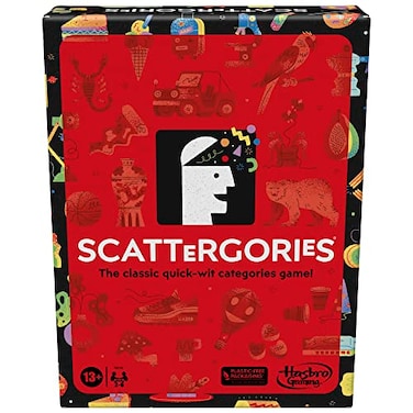 Hasbro Gaming Scattergories Classic Game Party Game for Adults and Teens Ages 13 and up Board Game for 2 Players