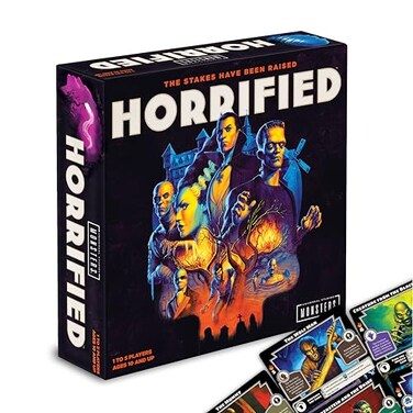 Ravensburger Horrified Games Universal Monsters Strategy Board Game Boost Critical Thinking Teamwork Cooperative Gameplay Unique Monster Challenges 1 to 5 Players Adults Kids 10