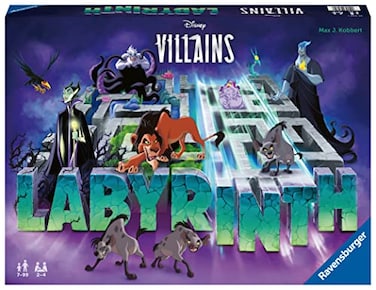 Ravensburger Disney Villains Labyrinth Board Game Engaging Family Fun for Ages 7 and Up Dynamic Maze Puzzle Quality Design Ideal Gift for Disney Fans