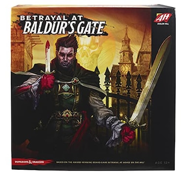 Hasbro Gaming Avalon Hill Betrayal at Baldurs Gate Modular Board Hidden Traitor GameAges 12 and UpDDBased on Betrayal at House on The Hill