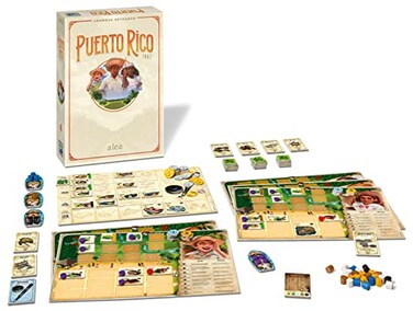 Ravensburger Puerto Rico 1897 Board Game Strategic Gameplay for Kids and Adults Enhanced with New Art and Storyline Expanded Content for Increased Challenge Ideal for Ages 12 and Up
